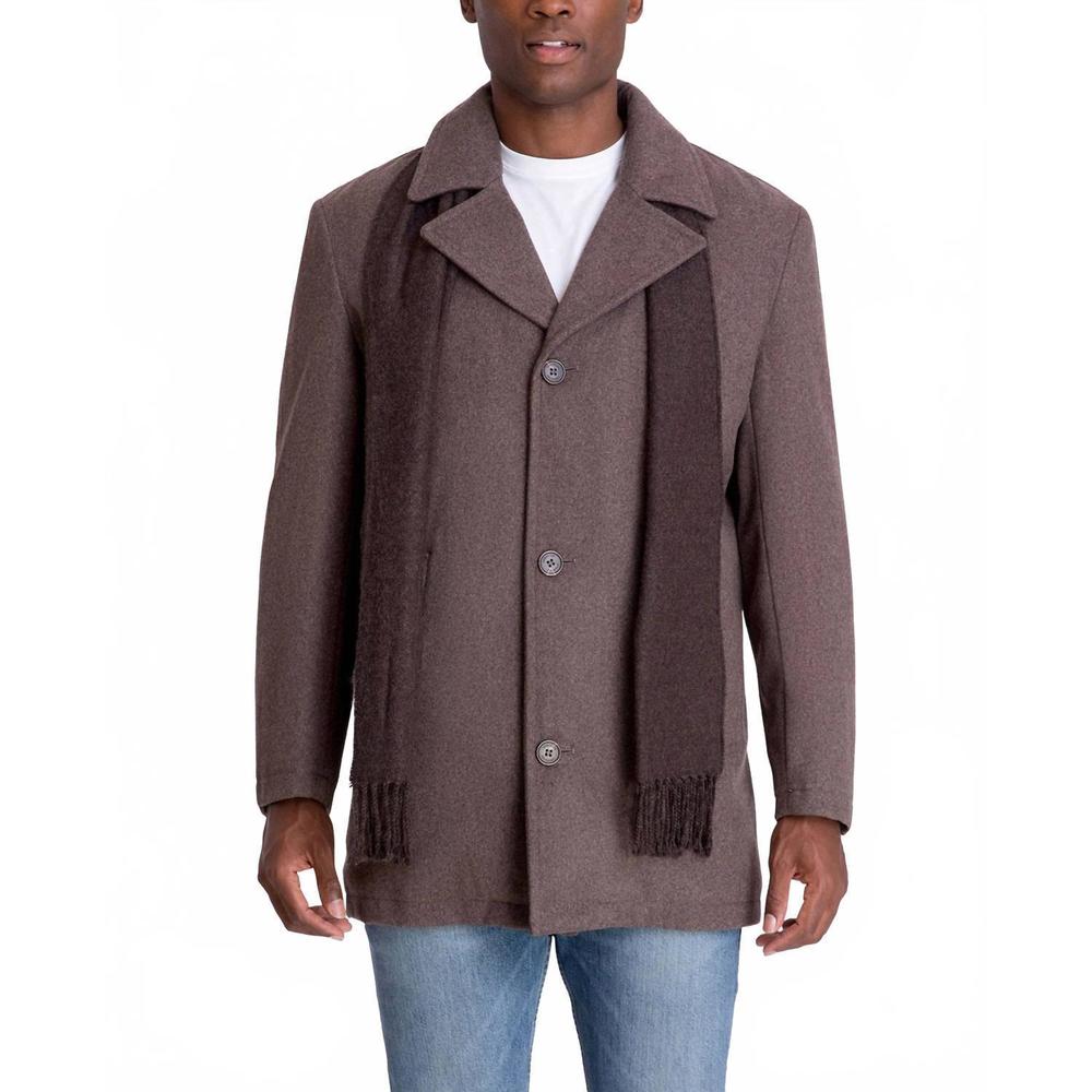 NEW LONDON FOG amity single breasted wool jacket in new charcoal